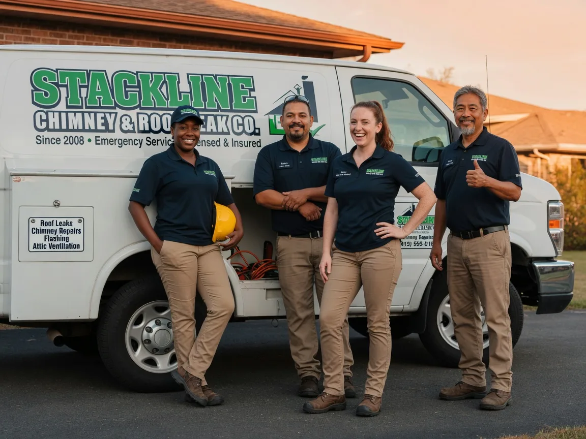 Chimney flashing repair company in Fisher, LA